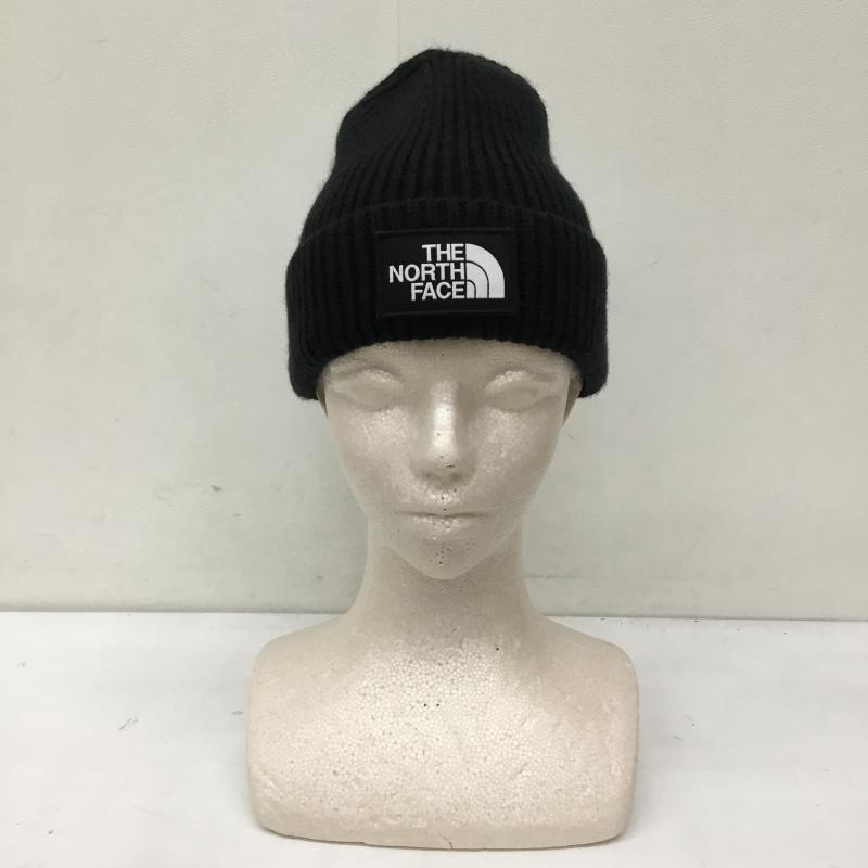 ザノースフェイス THE NORTH FACE 帽子 ニット帽 NF0A3FJX　TNF LOGO BOX CUF BEANIE FREE ロゴ、文字 黒 / ブラック /  メンズ USED 古着 中古 10136548