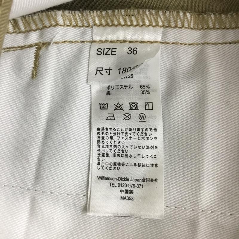 ディッキーズ Dickies パンツ チノパン 1221725 ワークパンツ 36 36 無地 ベージュ / ベージュ /  メンズ USED 古着 中古 10115682