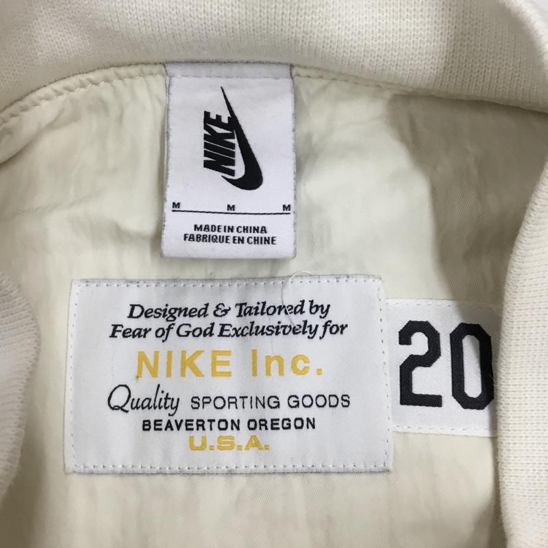 ナイキ NIKE ジャケット、上着 ジャンパー、ブルゾン cu4694-271 フィアオブゴッド 20AW M NRGWBASKETBALLJACKET ジップアップジャケット M ロゴ、文字 アイボリー / アイボリー /  メンズ USED 古着 中古 10109447