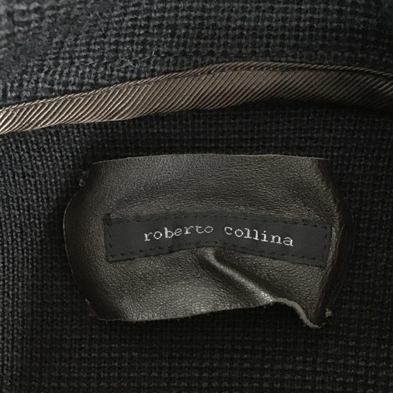 ロベルトコリーナ ROBERTO COLLINA コート コート一般 ショートコート ピーコート アウター ジャケット 無地 黒 / ブラック /  メンズ USED 古着 中古 10119954
