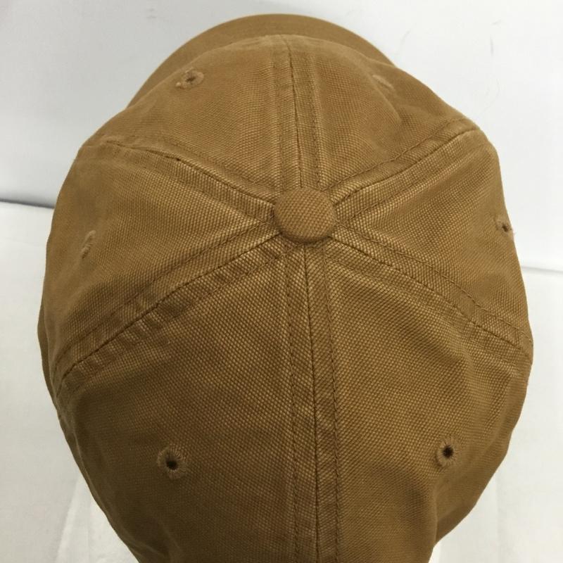 カーハート Carhartt 帽子 キャップ 100289 211 CANVAS CAP ロゴ、文字 茶 / ブラウン /  メンズ USED 古着 中古 10149467