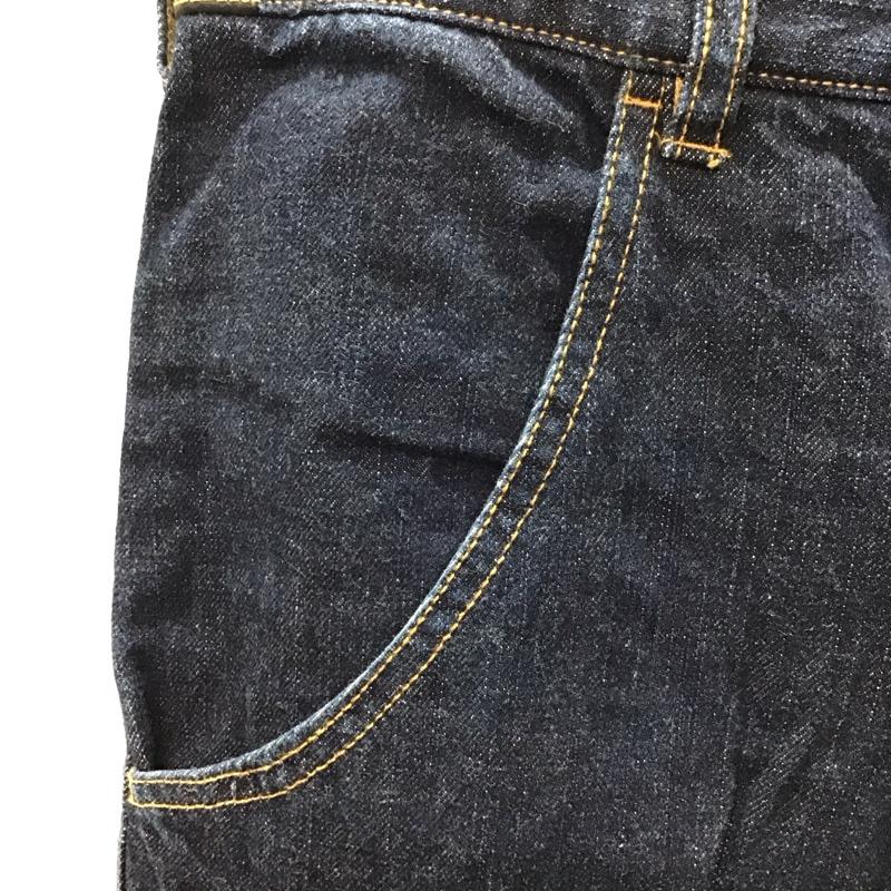 ハレ HARE パンツ デニム、ジーンズ デニムパンツ サルエルパンツ ワイドパンツ L 無地 インディゴ / インディゴ /  メンズ USED 古着 中古 10118422