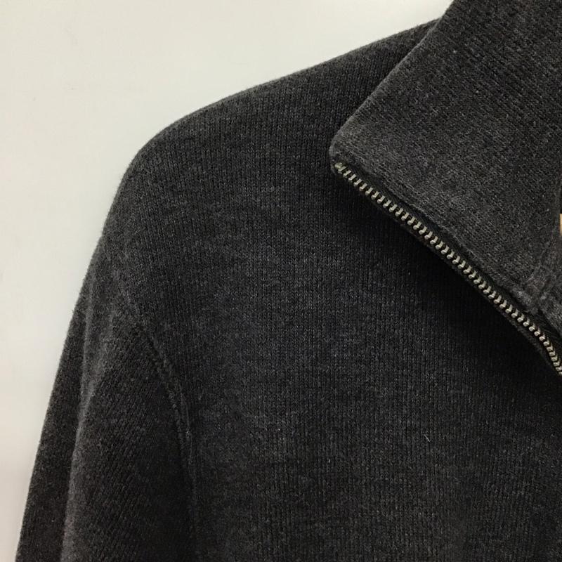 ポロバイラルフローレン Polo by RALPH LAUREN トレーナー 長袖 長袖トレーナー スウェット ジップアップネック プルオーバー M ロゴ、文字 灰 / グレー /  メンズ USED 古着 中古 10141263