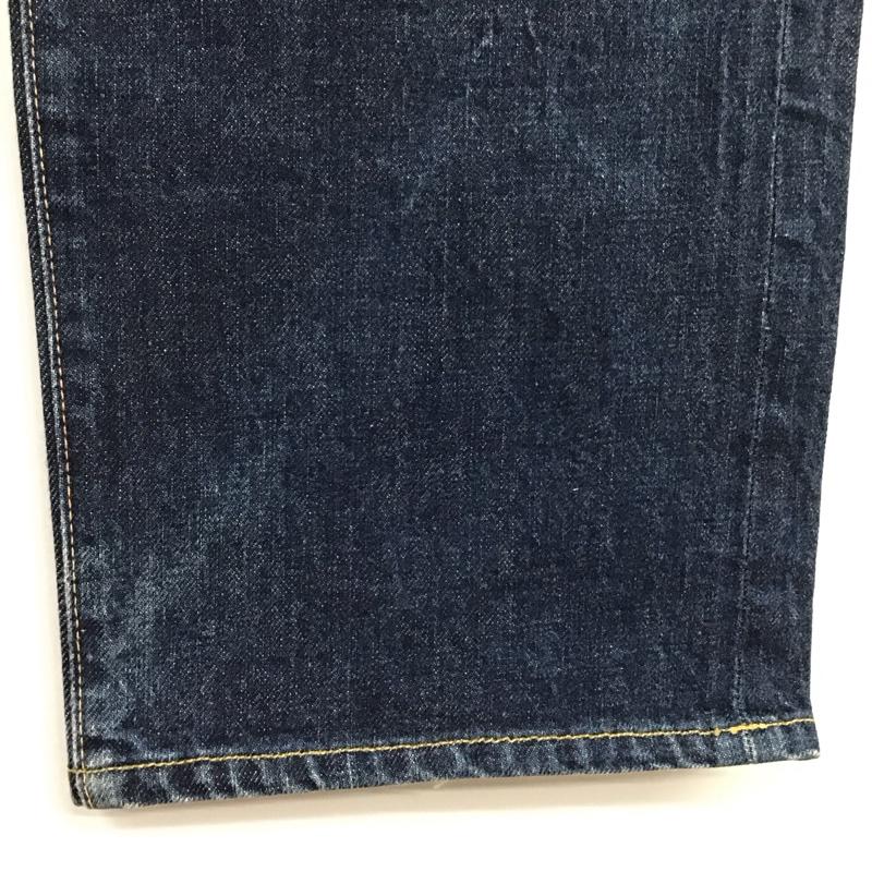 エヴィス EVISU パンツ デニム、ジーンズ デニムパンツ ストレートパンツ ワイドパンツ カジュアルパンツ 30インチ プリント インディゴ / インディゴ /  メンズ USED 古着 中古 10118294