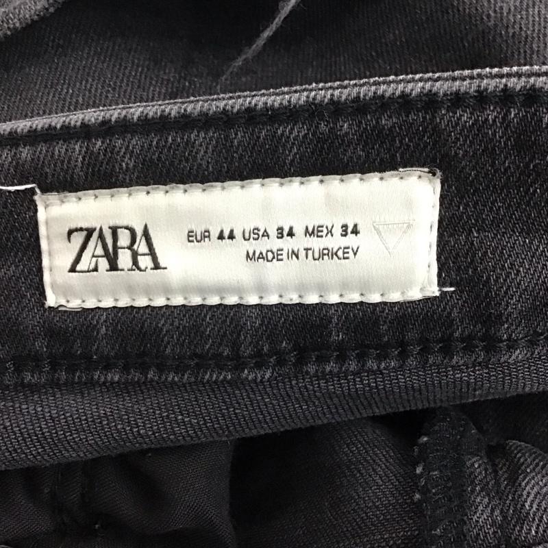 ザラ ZARA パンツ デニム、ジーンズ デニムパンツ スリムパンツ カジュアルパンツ ストレッチパンツ 44インチ 無地 黒 / ブラック /  メンズ USED 古着 中古 10141261