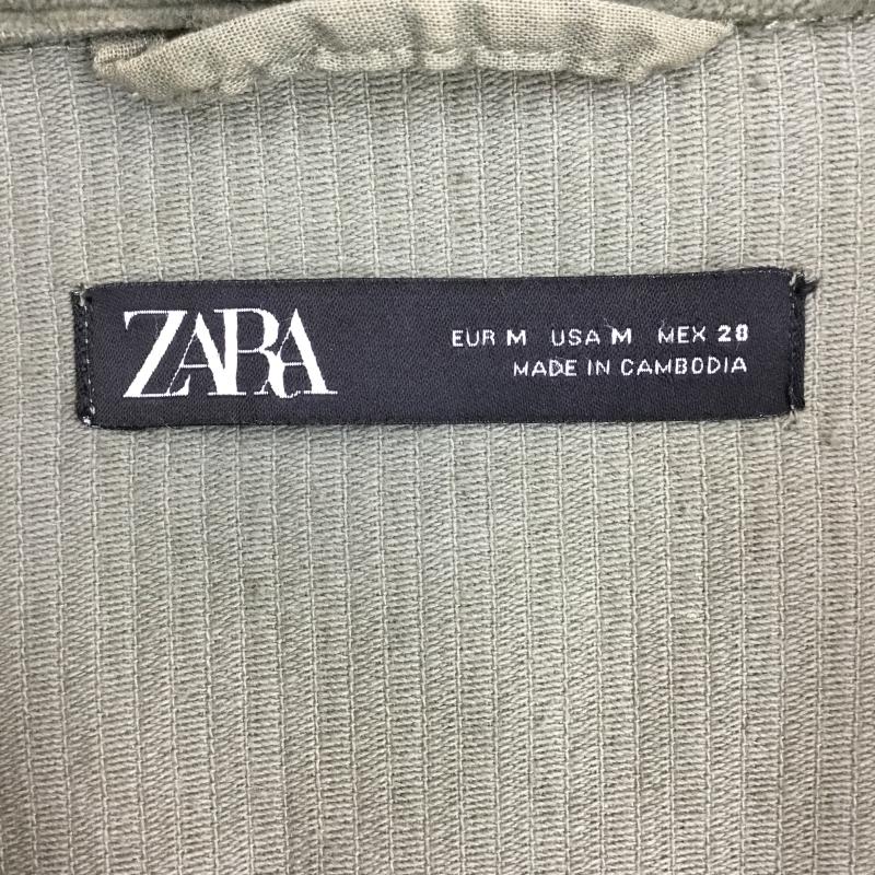 ザラ ZARA ジャケット、上着 ジャケット、ブレザー M 無地 緑 / グリーン /  レディース USED 古着 中古 10144415