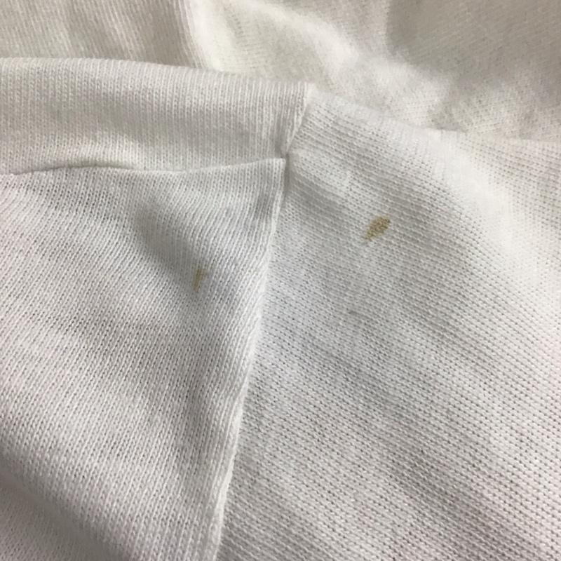 チャンピオン Champion Tシャツ 半袖 半袖カットソー プリントTシャツ クルーネックカットソー M プリント 白 / ホワイト /  メンズ USED 古着 中古 10132584