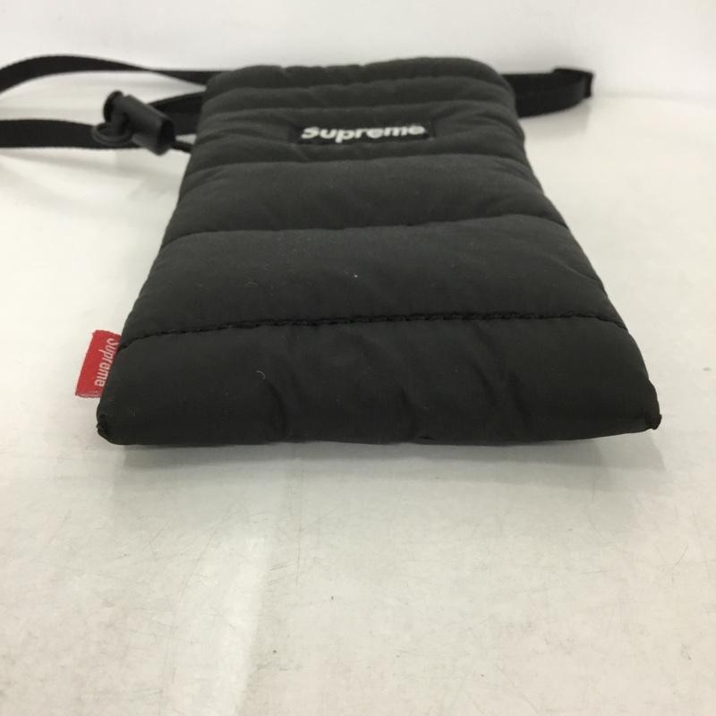 シュプリーム Supreme ショルダーバッグ ショルダーバッグ Puffer Neck Pouch 22AW 22FW ネックポーチ スマホショルダー ロゴ、文字 黒 / ブラック /  メンズ USED 古着 中古 10145855