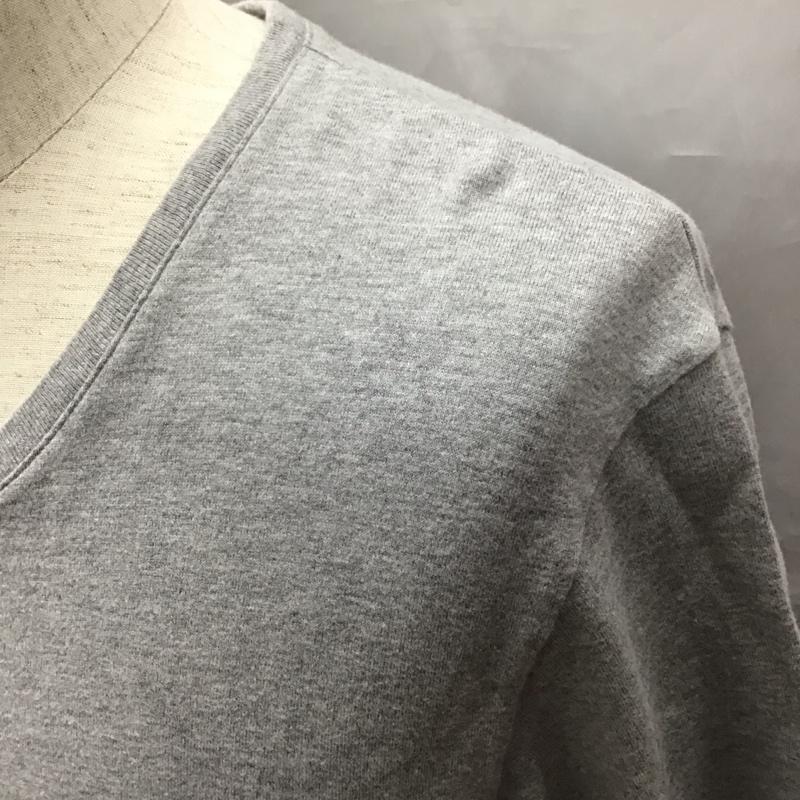 グラム glamb Tシャツ 七分袖 長袖カットソー クルーネックカットソー ロングスリーブカットソー プリントTシャツ 0 無地 灰 / グレー /  メンズ USED 古着 中古 10116203