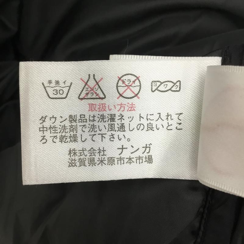 ナンガ NANGA ジャケット、上着 ダウンジャケット L 無地 黒 / ブラック /  メンズ USED 古着 中古 10138773