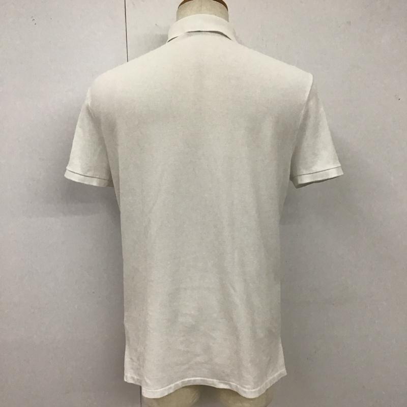 ポロラルフローレン POLO RALPH LAUREN ポロシャツ 半袖 M 無地 白 / ホワイト /  メンズ USED 古着 中古 10118303