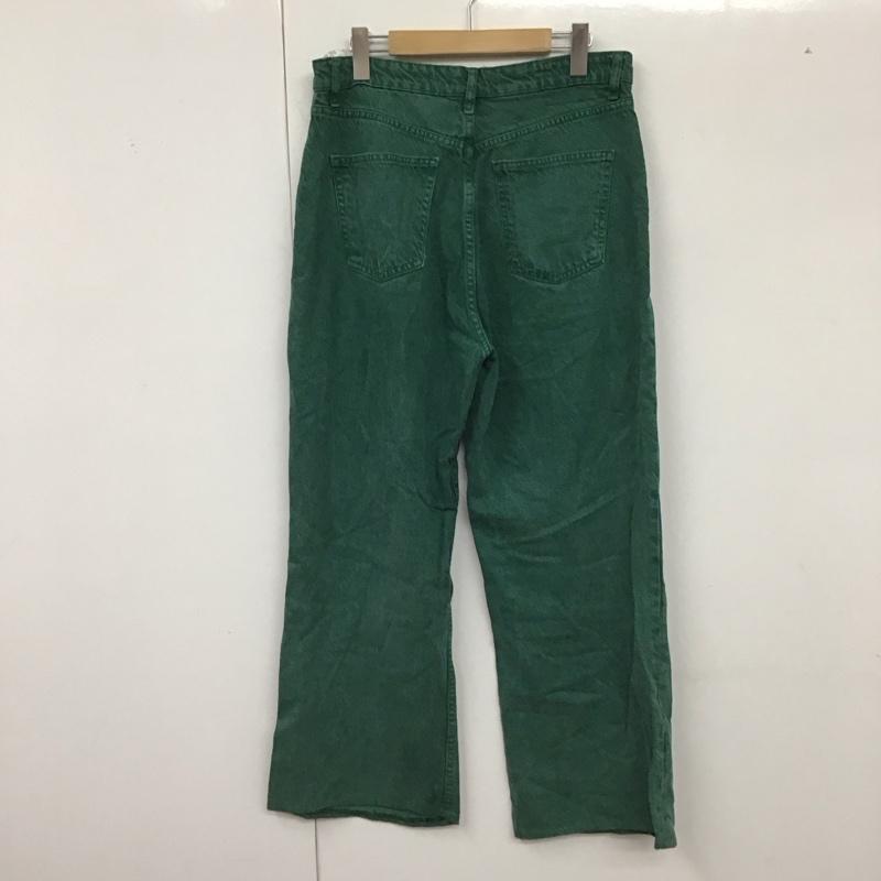 ザラ ZARA パンツ デニム、ジーンズ 6045 124 529 カラーデニム ハイウエスト 無地 緑 / グリーン /  レディース USED 古着 中古 10129188