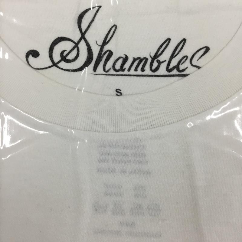ナンバーナイン NUMBER (N)INE Tシャツ 半袖 Shambles 真空パックTシャツ S ロゴ、文字 白 / ホワイト /  メンズ USED 古着 中古 10119815