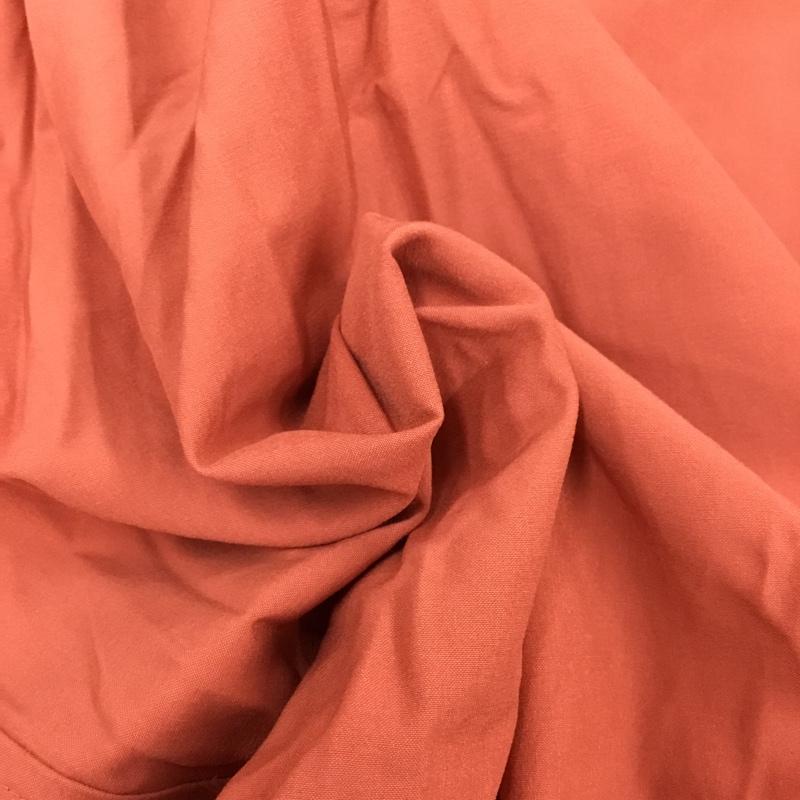 ナノユニバース nano・universe シャツ、ブラウス 半袖 672-2121209 オープンカラーシャツ S 無地 橙 / オレンジ /  メンズ USED 古着 中古 10109705