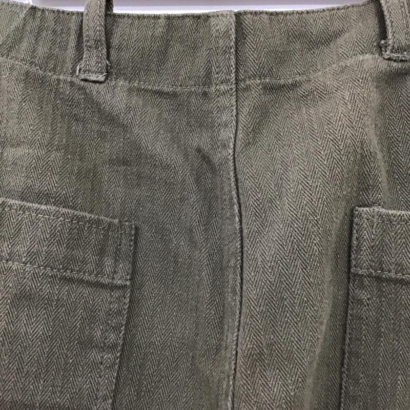 ヴォイリー VOIRY パンツ ワークパンツ、ペインターパンツ ワークパンツ ワイドパンツ カジュアルパンツ ミリタリーパンツ 無地 カーキ / カーキ /  メンズ USED 古着 中古 10116580