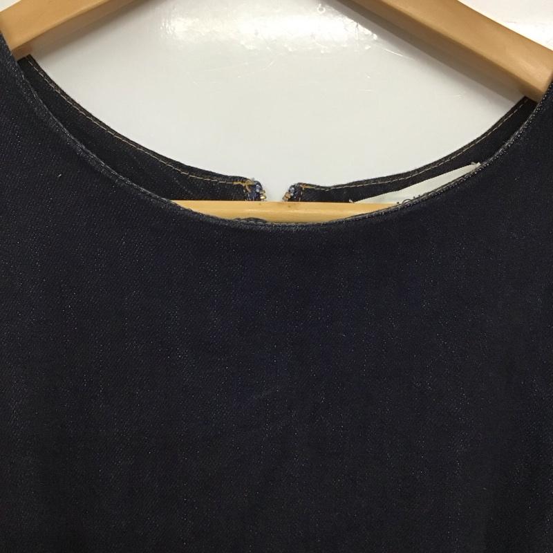 マウジー MOUSSY ワンピース ロングスカート 010DAG11-5610 PUFF SLEEVE DENIM DRESS デニム 長袖 1 無地 インディゴ / インディゴ /  レディース USED 古着 中古 10144431