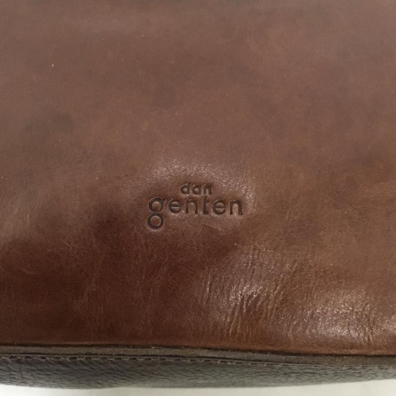 ゲンテン genten バッグ バッグ レザー dan genten ロゴ、文字 茶 / ブラウン /  メンズ USED 古着 中古 10128316