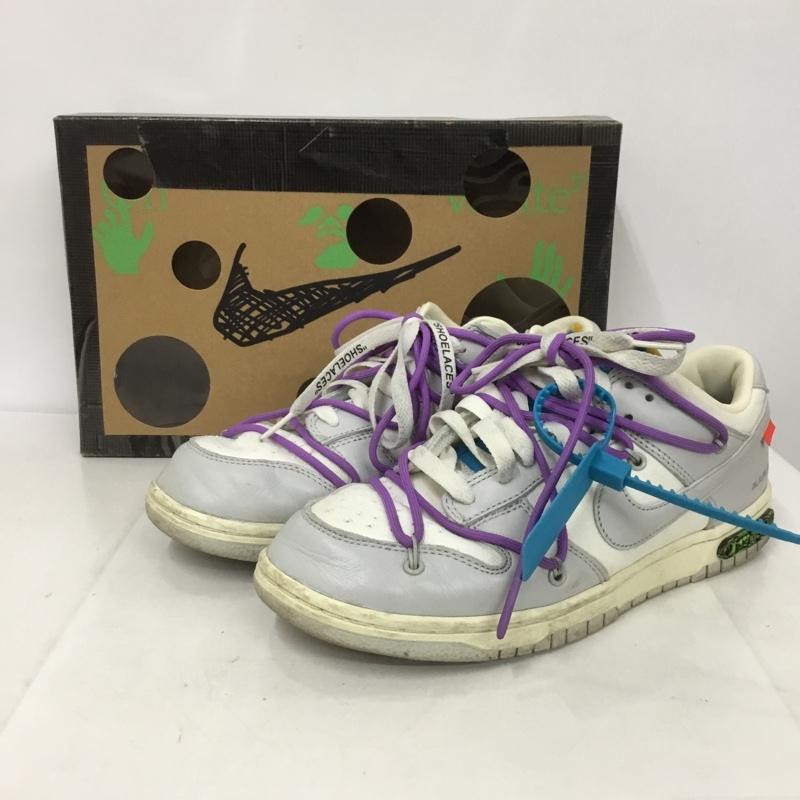 ナイキ NIKE スニーカー スニーカー DM1602 125 DUNK LOW OFF WHITE 25.5cm 箱有 25.5cm ロゴ、文字 灰 / グレー / X 白 / ホワイト /  メンズ USED 古着 中古 10132557