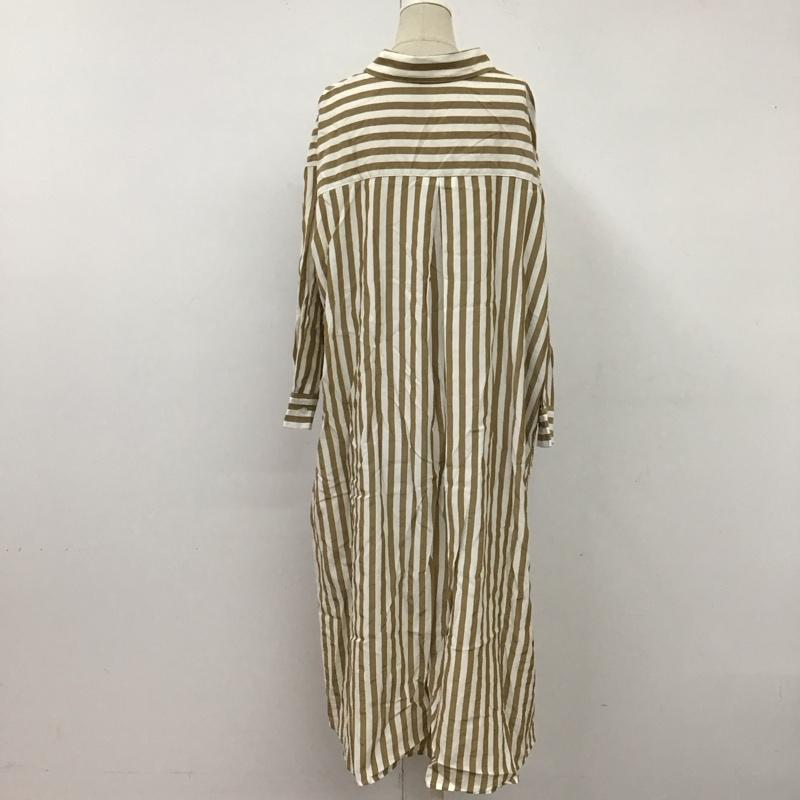 オペークドットクリップ OPAQUE.CLIP ワンピース ロングスカート シャツワンピース M ストライプ マルチカラー / マルチカラー /  レディース USED 古着 中古 10113980