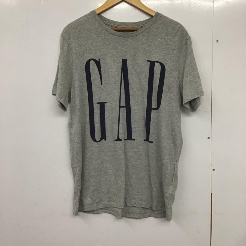 ギャップ GAP Tシャツ 半袖 半袖カットソー プリントTシャツ クルーネックカットソー M プリント 灰 / グレー /  メンズ USED 古着 中古 10132795