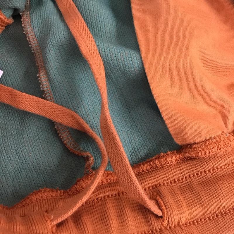 ストーンアイランド STONE ISLAND パンツ ショートパンツ ショートパンツ ハーフパンツ カジュアルパンツ M ストライプ 橙 / オレンジ /  メンズ USED 古着 中古 10116624