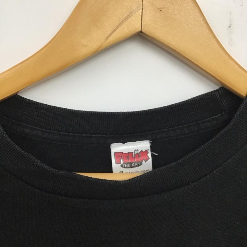 古着 USED Tシャツ 半袖 FELIX L プリント 黒 / ブラック /  メンズ USED 古着 中古 10138205