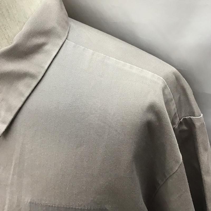 レッドキャップ RED KAP シャツ、ブラウス 半袖 半袖シャツ カラーシャツ 半袖カットソー XL 無地 灰 / グレー /  メンズ USED 古着 中古 10120508