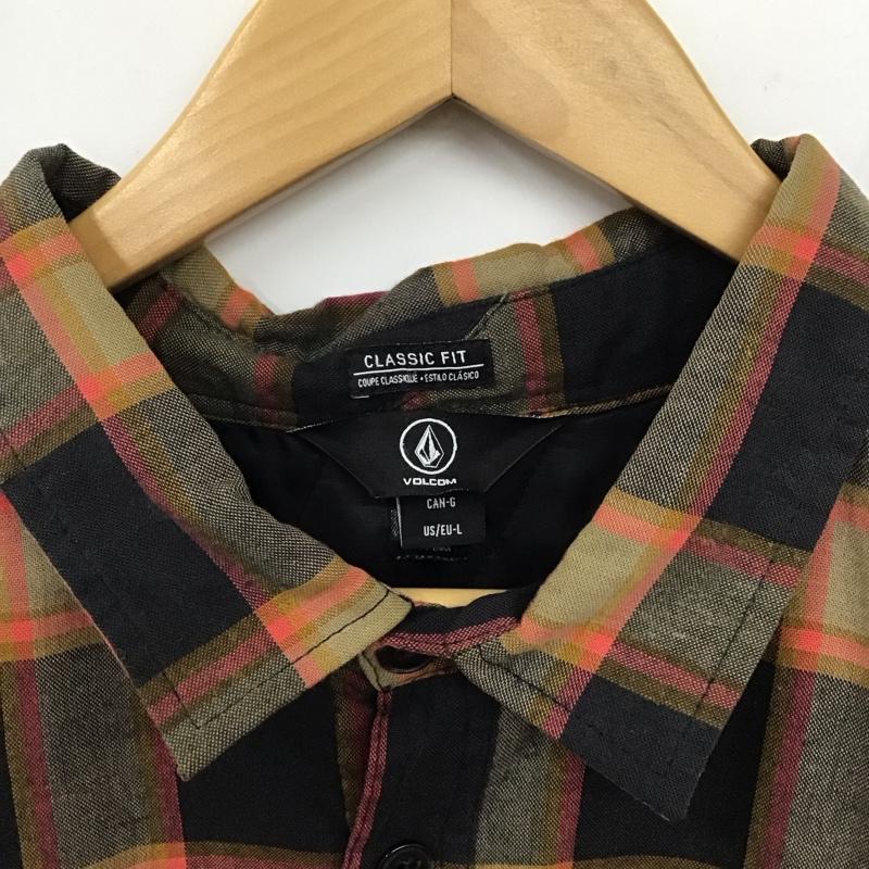 ボルコム VOLCOM シャツ、ブラウス 長袖 長袖シャツ チェックシャツ カラーシャツ L チェック マルチカラー / マルチカラー /  メンズ USED 古着 中古 10131501
