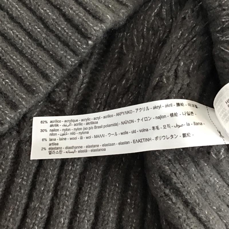 ザラ ZARA ベスト ベスト ノースリーブニット ベスト プルオーバー M 無地 灰 / グレー /  レディース USED 古着 中古 10118530