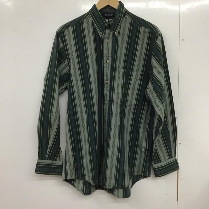 ノーティカ NAUTICA シャツ、ブラウス 長袖 長袖シャツ ストライプシャツ カラーシャツ ボタンダウンシャツ M ストライプ マルチカラー / マルチカラー /  メンズ USED 古着 中古 10132900