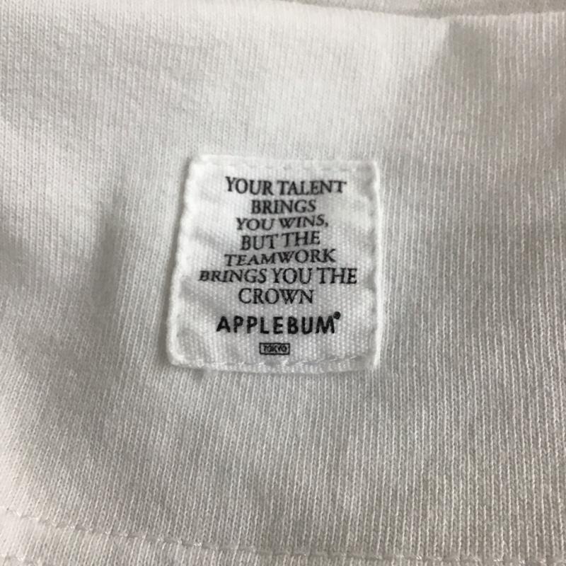 アップルバム APPLEBUM Tシャツ 半袖 半袖カットソー プリントTシャツ クルーネックカットソー XXL プリント 白 / ホワイト /  メンズ USED 古着 中古 10115948
