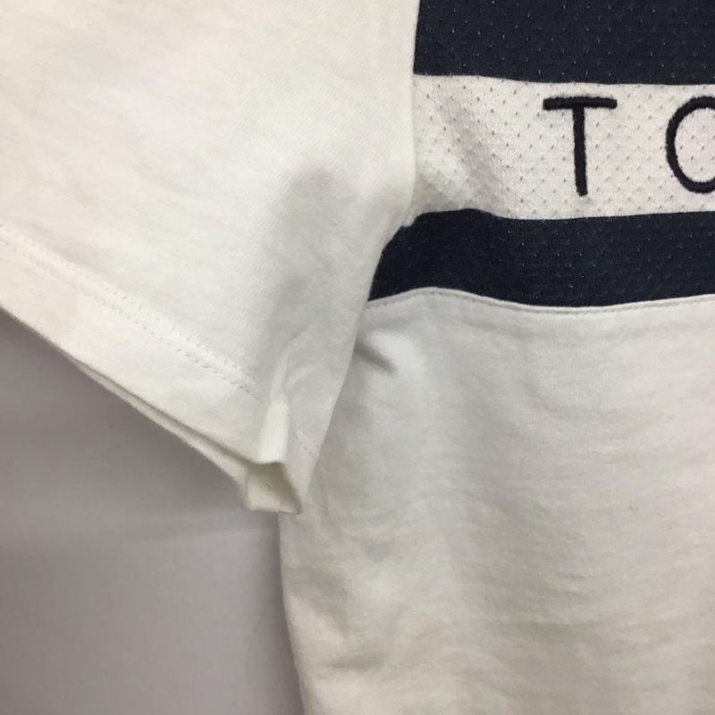 トミーヒルフィガー TOMMY HILFIGER Tシャツ 半袖 半袖カットソー プリントTシャツ クルーネックカットソー M ロゴ、文字 白 / ホワイト /  メンズ USED 古着 中古 10134926