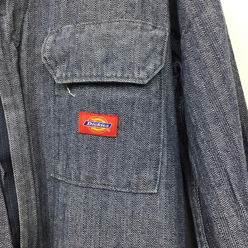 ディッキーズ Dickies ワンピース・ドレス・オールインワン ワンピース・ドレス・オールインワン W823474 長袖ツナギ 42 ロゴ、文字 青 / ブルー /  メンズ USED 古着 中古 10145968