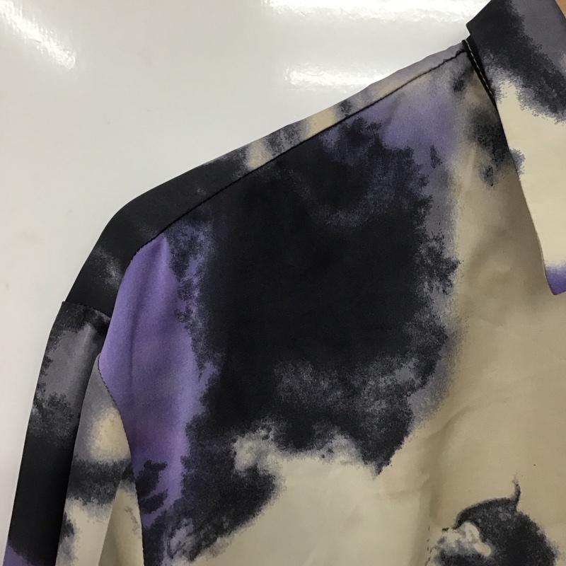タケオキクチ TAKEO KIKUCHI シャツ、ブラウス 長袖 長袖シャツ プリントシャツ カラーシャツ 総柄 M プリント マルチカラー / マルチカラー /  メンズ USED 古着 中古 10148679
