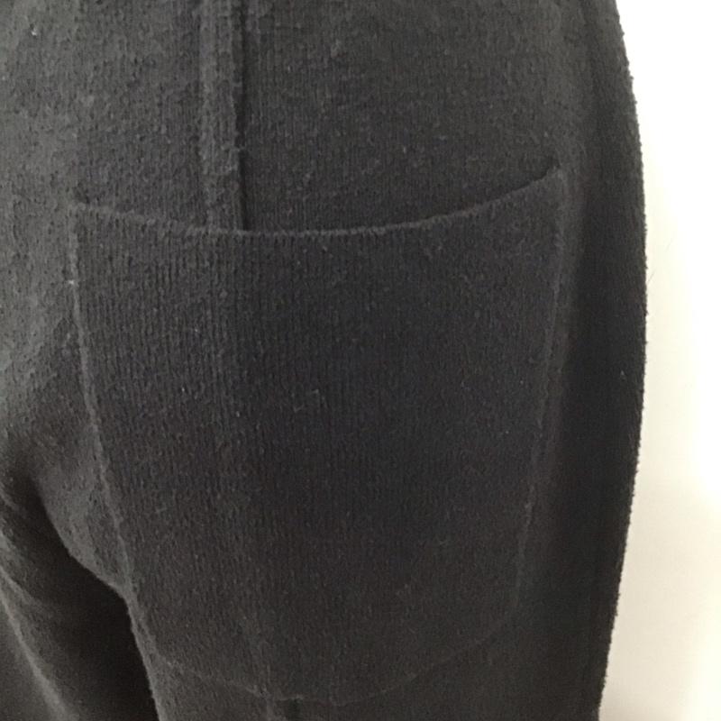 マウジー MOUSSY パンツ ワークパンツ、ペインターパンツ 010ea370-5560 LOOPYAMKNITパンツ ワイドパンツ 2 無地 黒 / ブラック /  レディース USED 古着 中古 10123838