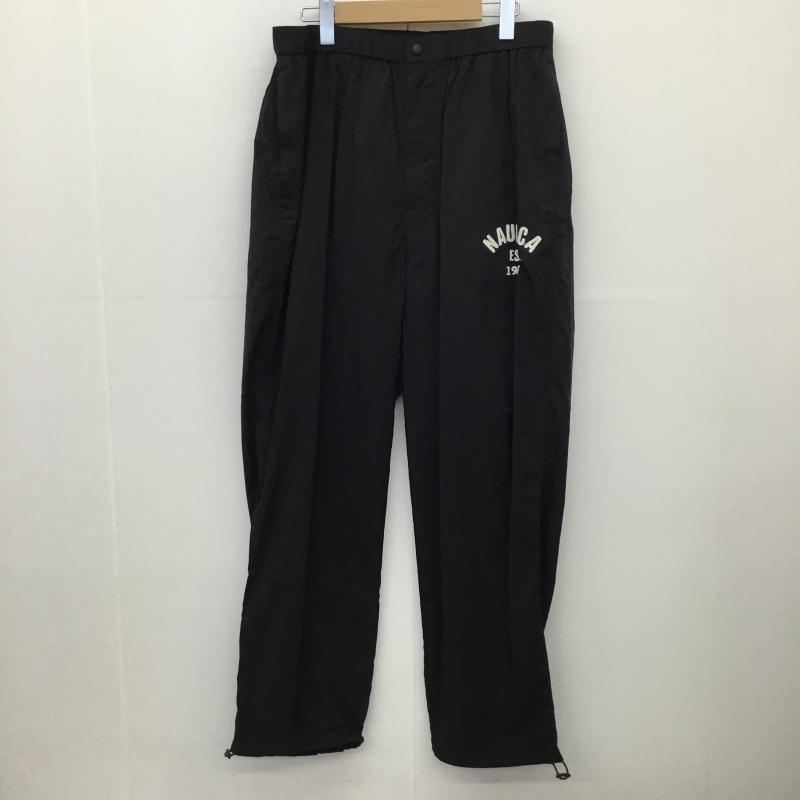 ノーティカ NAUTICA パンツ ワークパンツ、ペインターパンツ 241-1445 トラックパンツ L ロゴ、文字 黒 / ブラック /  メンズ USED 古着 中古 10143878