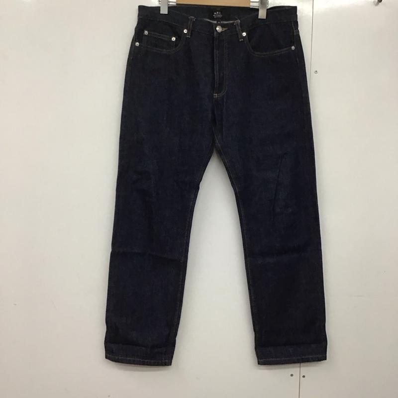 アーペーセー A.P.C. パンツ デニム、ジーンズ デニムパンツ ワイドパンツ カジュアルパンツ 34インチ 無地 インディゴ / インディゴ /  メンズ USED 古着 中古 10145354