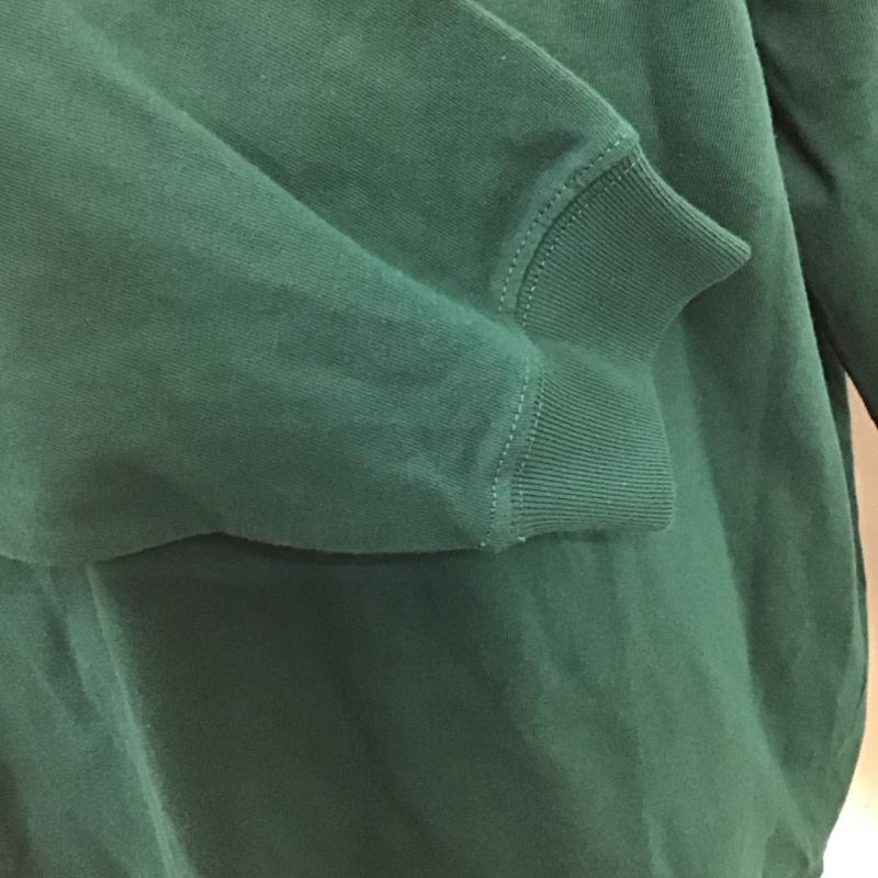 イール EEL カットソー 長袖 長袖カットソー クルーネックカットソー ロングスリーブカットソー プリントTシャツ M ロゴ、文字 緑 / グリーン /  メンズ USED 古着 中古 10119492