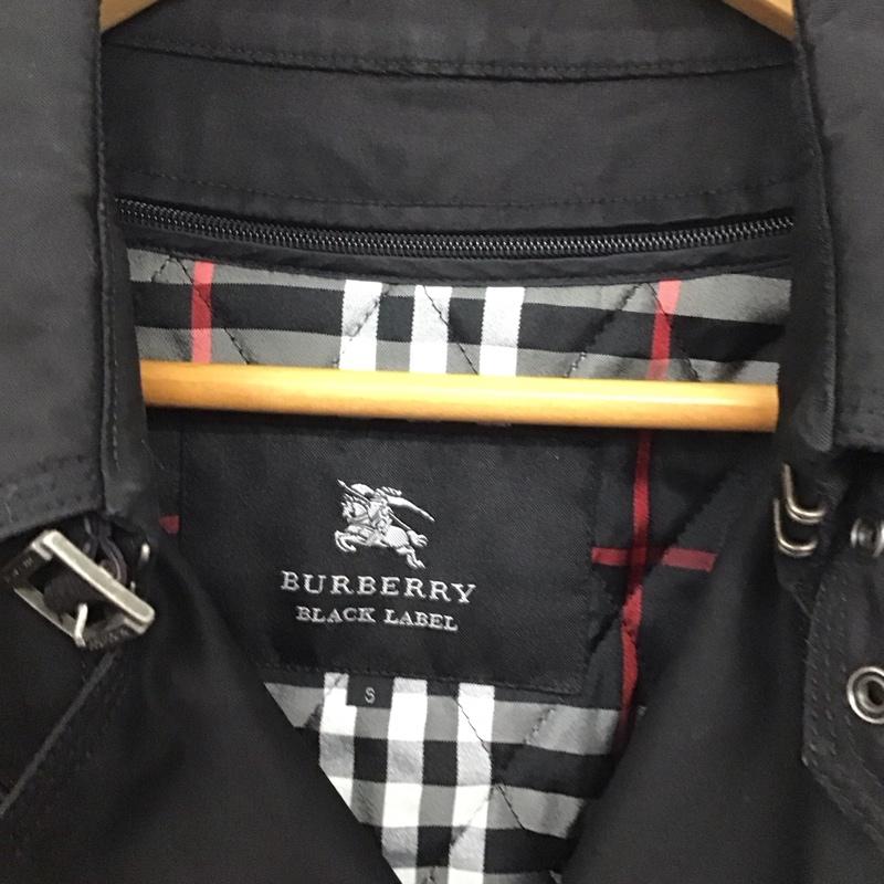 バーバリーブラックレーベル BURBERRY BLACK LABEL コート コート一般 S 無地 黒 / ブラック /  メンズ USED 古着 中古 10129942