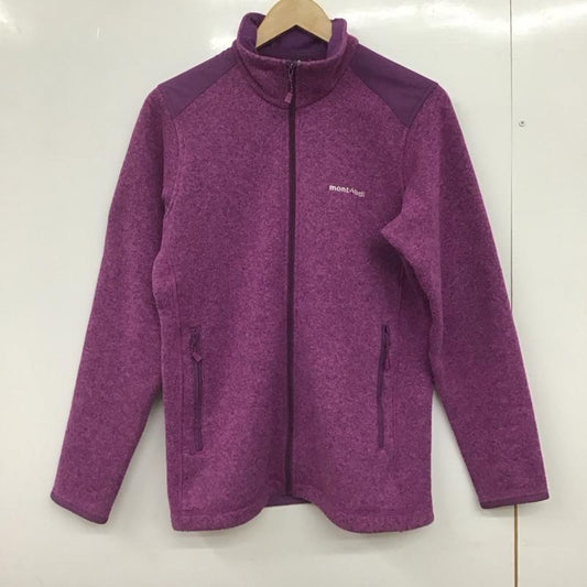 モンベル mont-bell ジャケット、上着 ジャケット、ブレザー 1106588 クリマプラス ニットジャケット フリース XL ロゴ、文字 紫 / パープル /  レディース USED 古着 中古 10147175