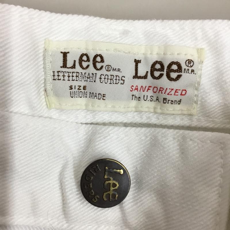 リー Lee パンツ デニム、ジーンズ 40102 ブーツカット 31 無地 白 / ホワイト /  メンズ USED 古着 中古 10118982