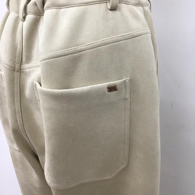 ザラ ZARA パンツ ワークパンツ、ペインターパンツ ワイドパンツ カジュアルパンツ ワークパンツ 38 無地 ベージュ / ベージュ /  レディース USED 古着 中古 10122432