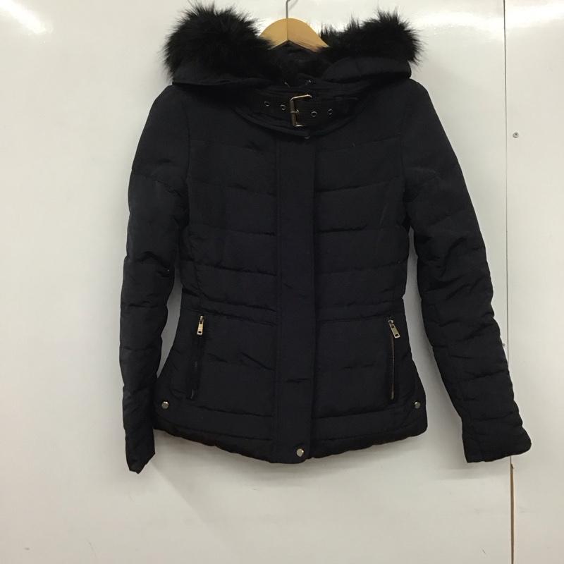 ザラベーシック ZARA BASIC コート コート一般 XS 無地 黒 / ブラック /  レディース USED 古着 中古 10139916