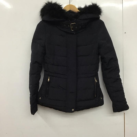 ザラベーシック ZARA BASIC コート コート一般 XS 無地 黒 / ブラック /  レディース USED 古着 中古 10139916