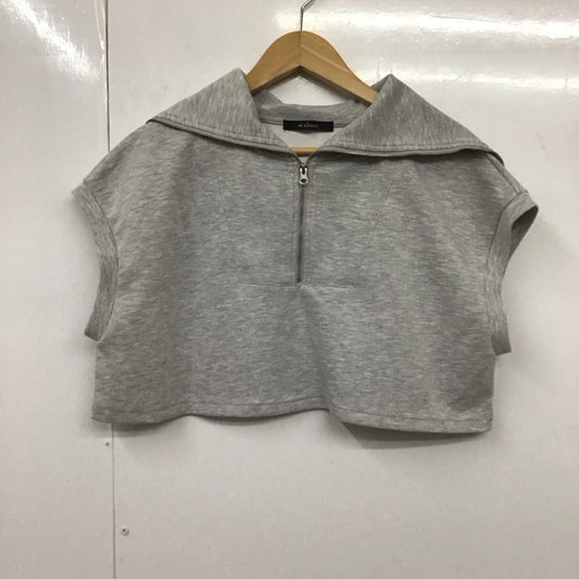 ダブルクローゼット w closet ベスト ベスト FREE 無地 灰 / グレー /  レディース USED 古着 中古 10131037