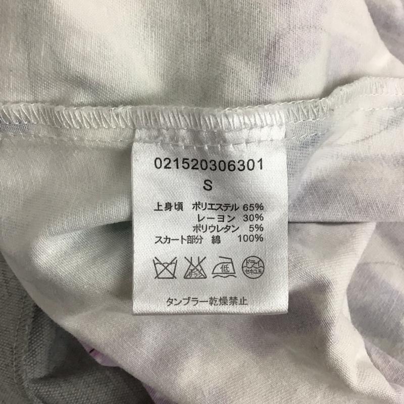 ダズリン dazzlin ワンピース ミニスカート ノースリーブワンピース ミニスカート フレアスカート S プリント マルチカラー / マルチカラー /  レディース USED 古着 中古 10125178