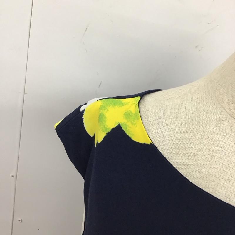 ローレンラルフローレン LAUREN RALPH LAUREN ワンピース ひざ丈スカート 250665469001 ドレープ 4 総柄 マルチカラー / マルチカラー /  レディース USED 古着 中古 10117380