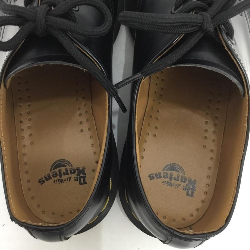 ドクターマーチン Dr.Martens 革靴 革靴 1461 59 3ホール UK5 無地 黒 / ブラック /  レディース USED 古着 中古 10137885