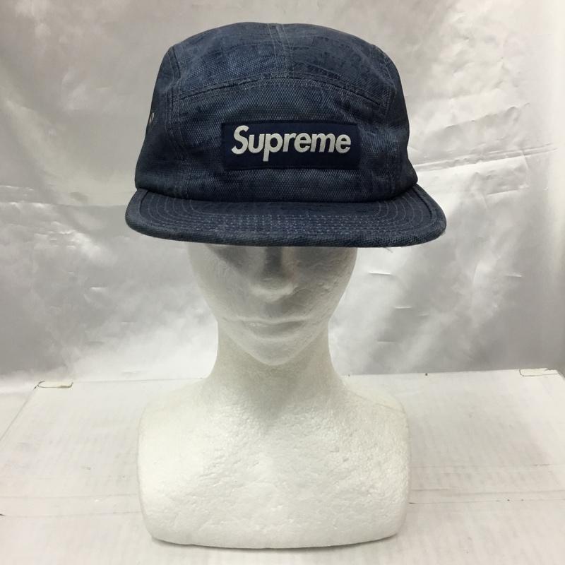 シュプリーム Supreme 帽子 キャップ Croc Camp Cap クロコダイル ロゴ、文字 紺 / ネイビー /  メンズ USED 古着 中古 10105829