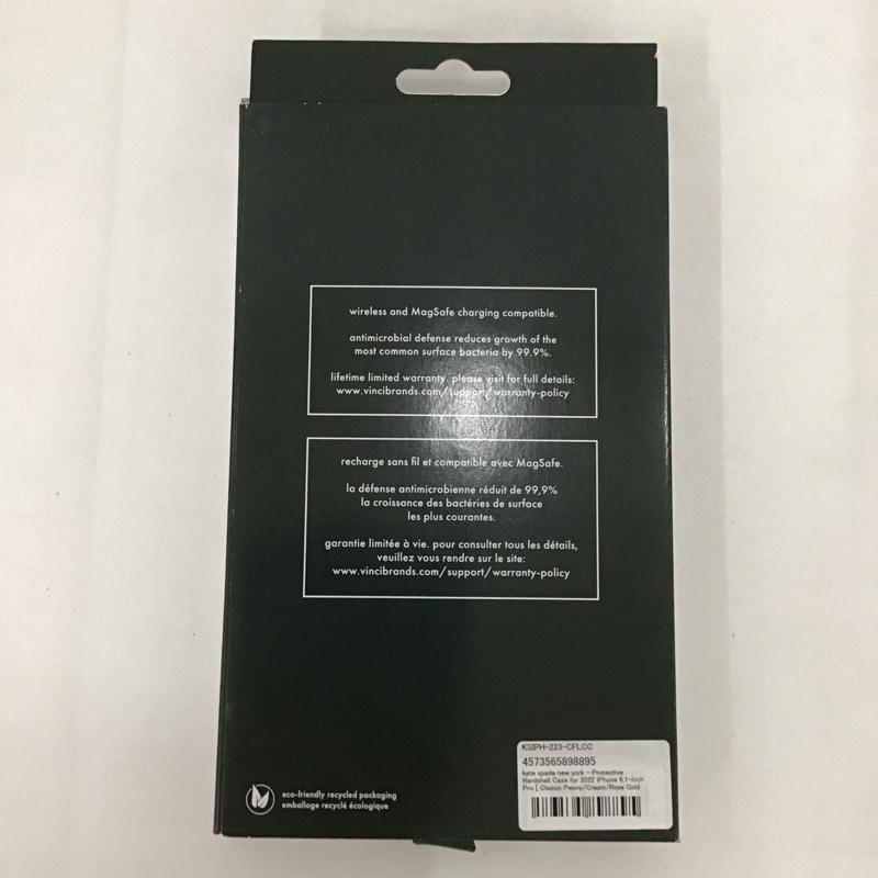 ケイトスペード Kate Spade ファッション小物 ファッション小物 KSIPH-223-CFLCC 保護ハードシェルケース Apple iPhone 14 Pro iPhoneケース ロゴ、文字 X 花柄 マルチカラー / マルチカラー /  レディース USED 古着 中古 10122760
